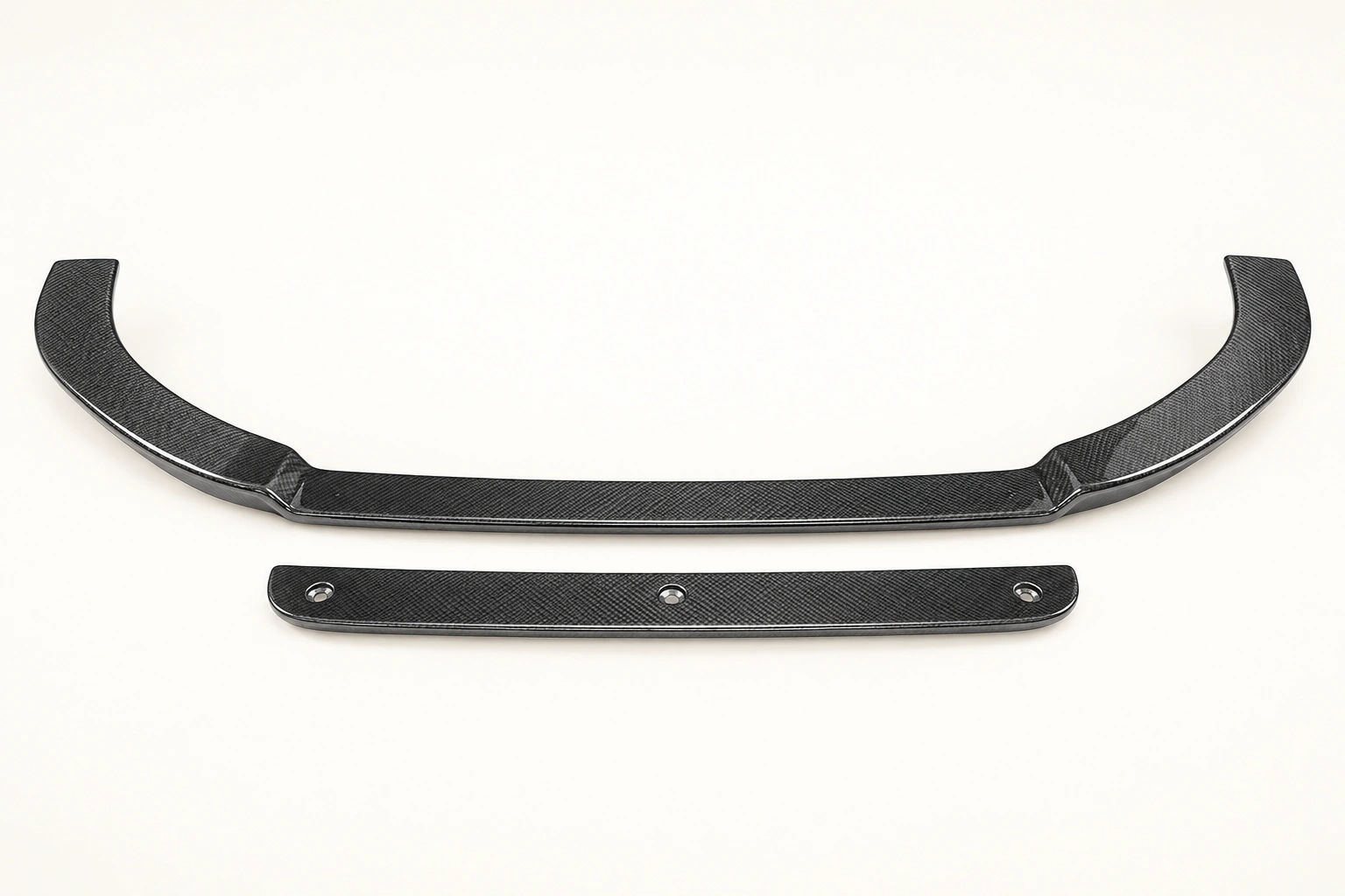 of Golf Mk7 R/R-Line two-piece carbon front lip