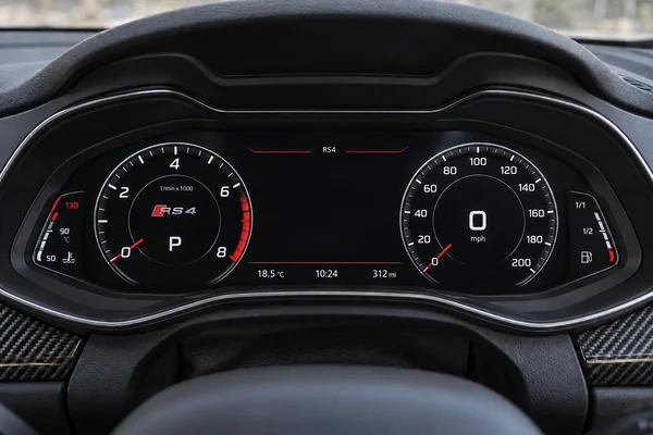 Audi dashboard and instruments