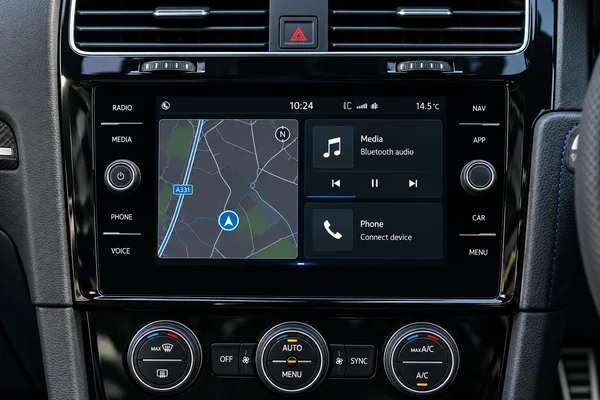 Volkswagen dashboard and centre display
