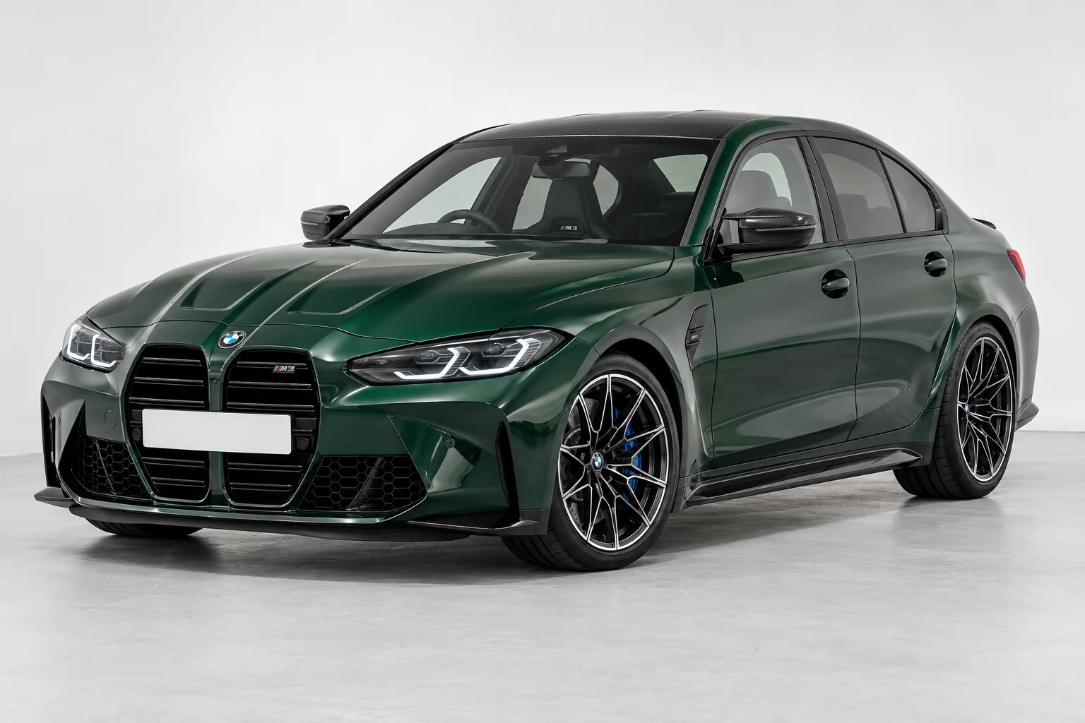 BMW M3 Competition G80 Saloon. G80 is the M3 code, separate from G20; this is original-system planning with retrofit availability unconfirmed.